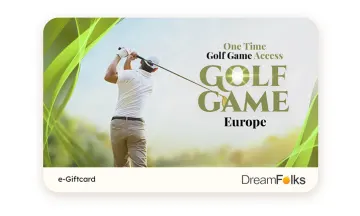 One-Time Europe Region Golf Game Access Gift Card