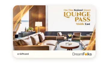 One-Time Middle East Region Airport Lounge Access Gift Card