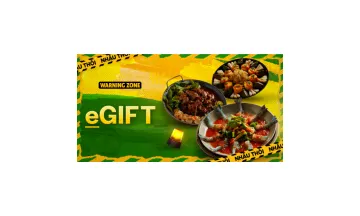 WARNING ZONE Gift Card